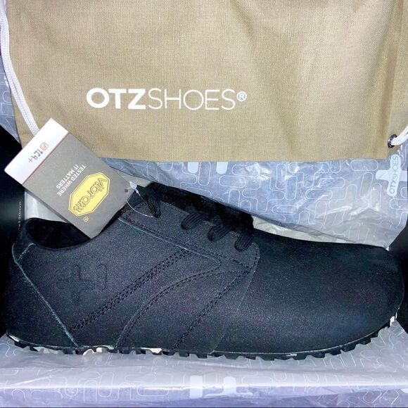 OTZ SHOES CULINARY BRIGADE OTZ-MADLIB MV IN RADIAL DUO BLACK LEATHER UNISEX CHEF - Picture 7 of 13